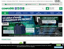 Tablet Screenshot of confodis.fr